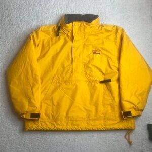 Vintage gear for sport men's yellow pirelli‎ racing puffer jacket nascar 90s M